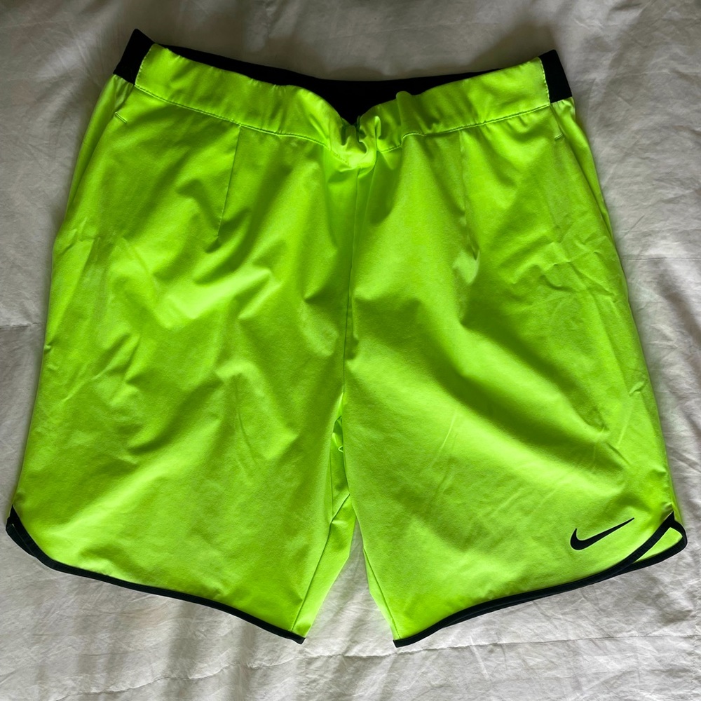 Nike Gladiator Shorts - Neon Green - Large